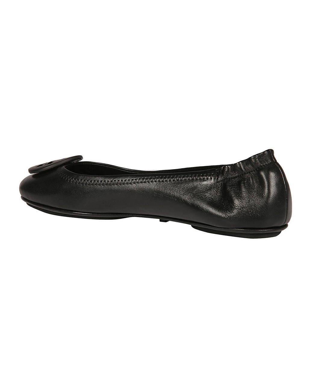 Tory Burch Black Minnie Travel Ballet Flats