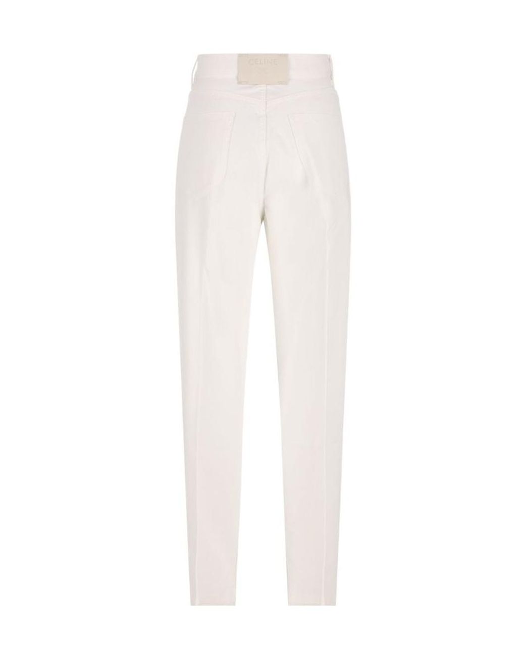 Céline White Boyfriend Jeans 002