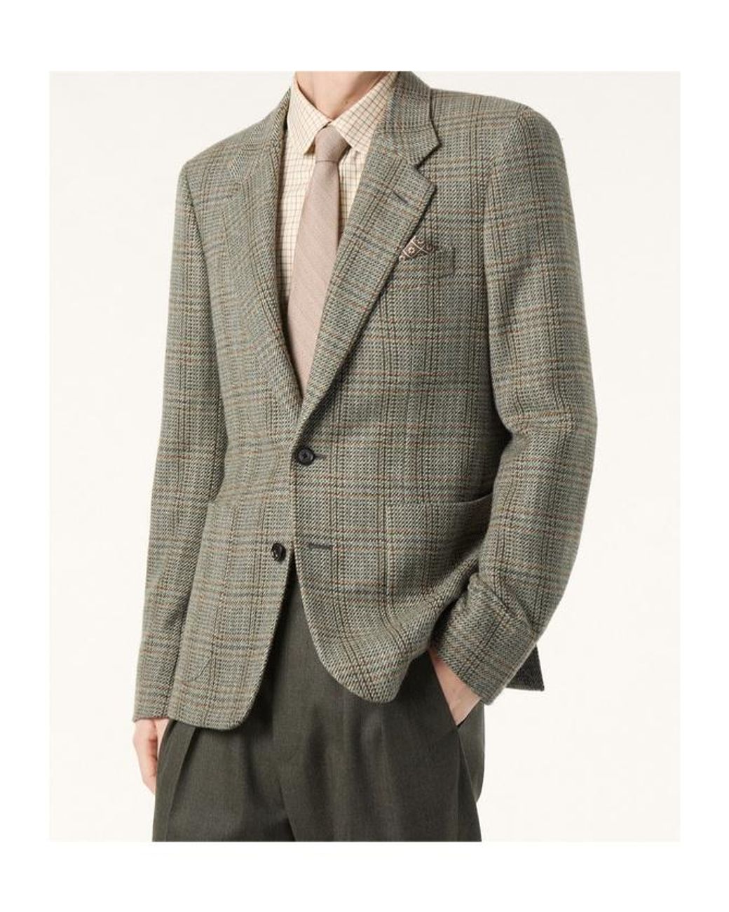 Loro Piana Green Hedland Blazer for men