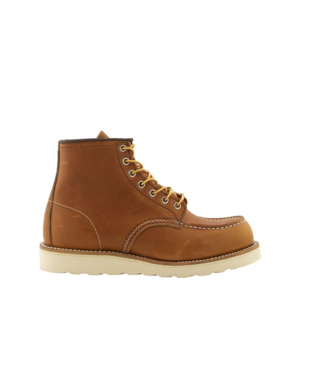 Red Wing Brown Classic Moc Boots for men