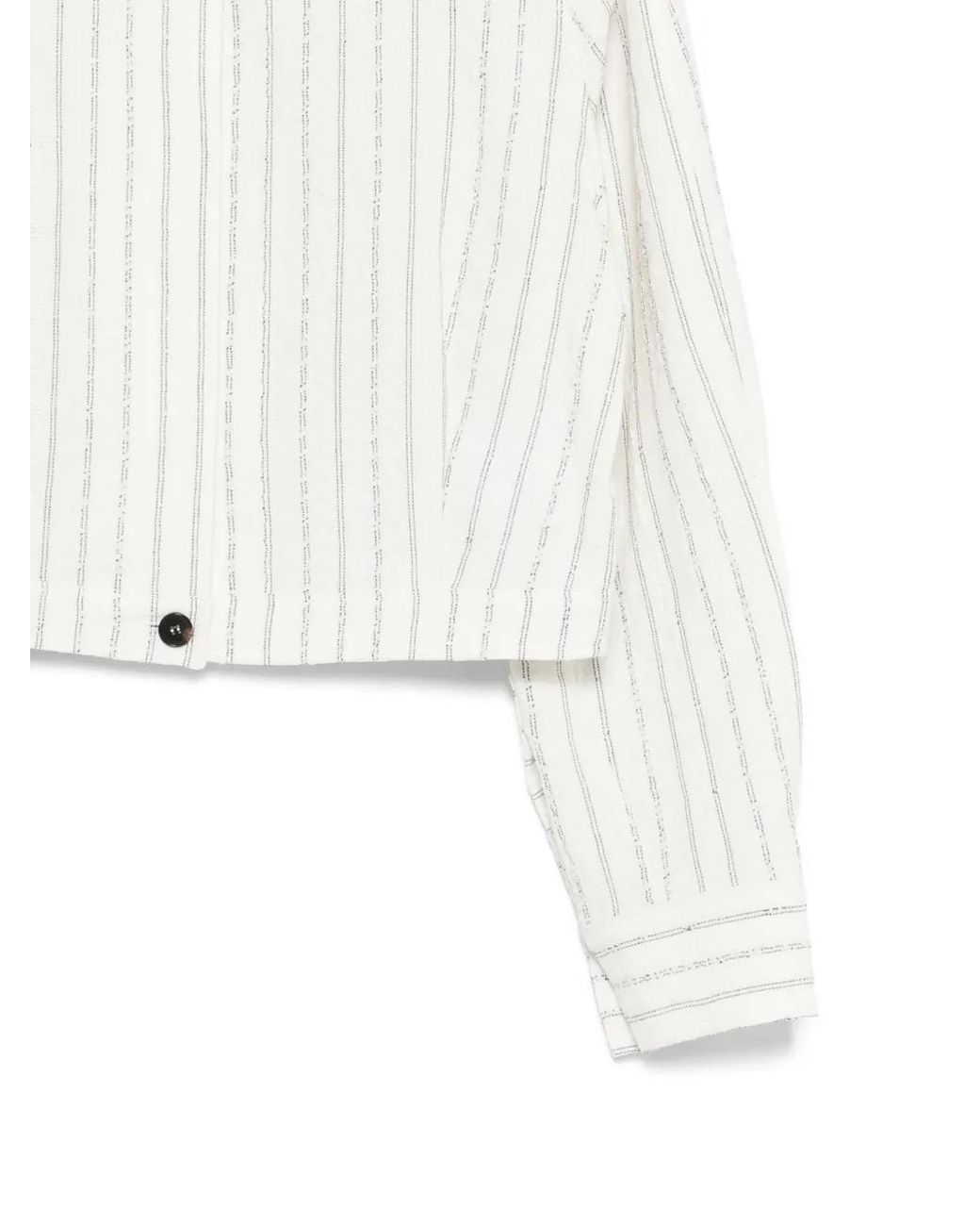 Low Classic White Striped Jacket