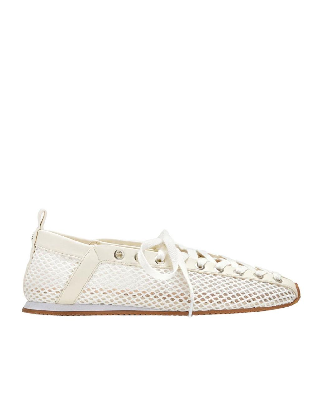 Ganni White Sporty Ballerina