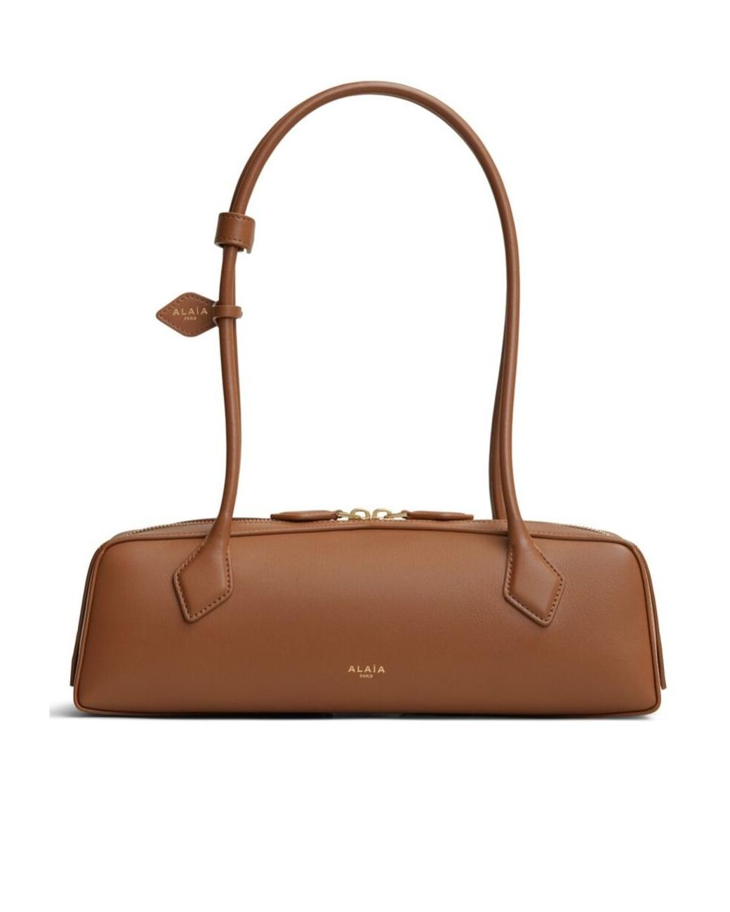 Alaïa Brown Alaïa Le Teckel Medium Shoulder Bag