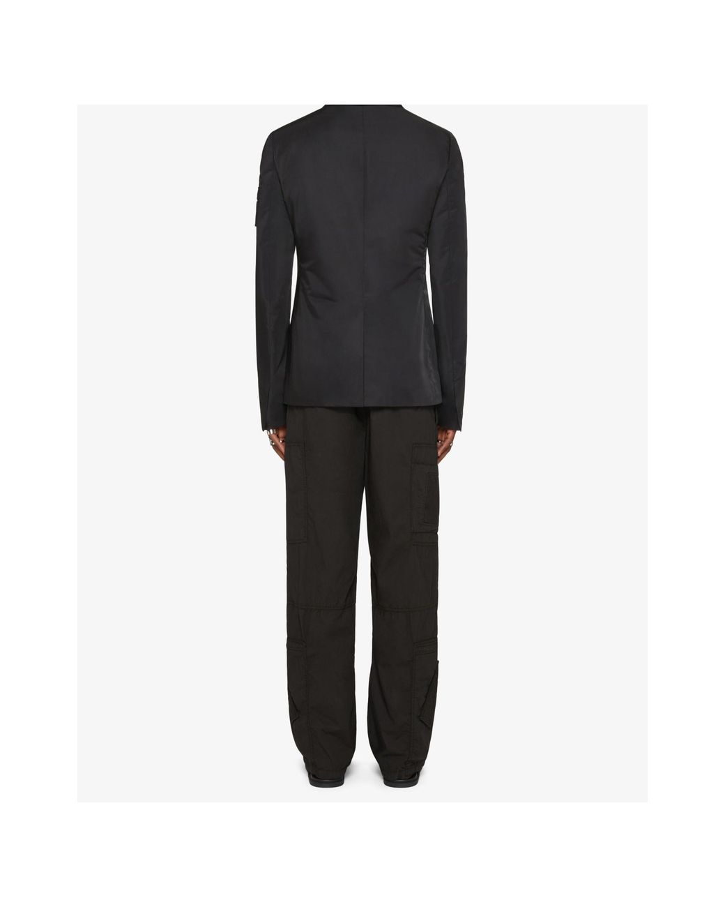 Givenchy Black Zipped Pocket Cargo Pants for men