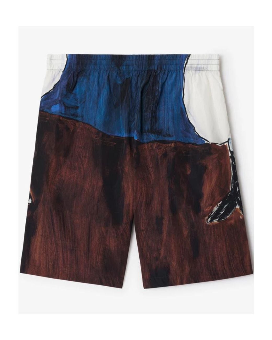 Burberry Blue Swan Deck Bermuda Shorts for men