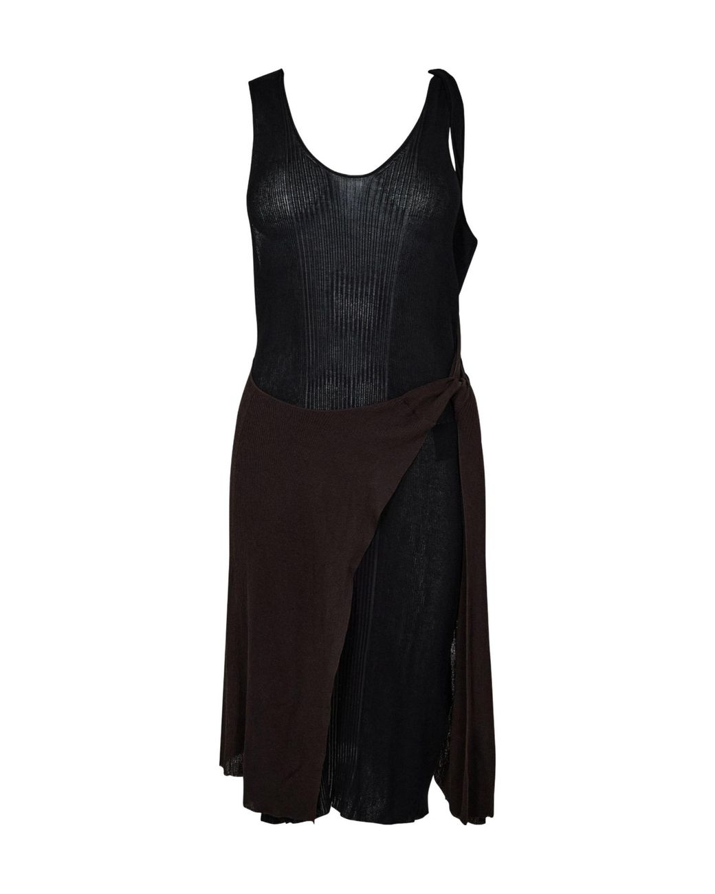 Bottega Veneta Black Knitted Dressfabric