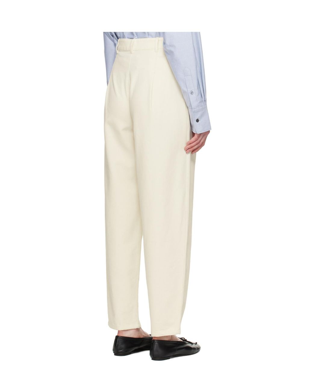 A.P.C. Natural Willow Straight-Leg Pants