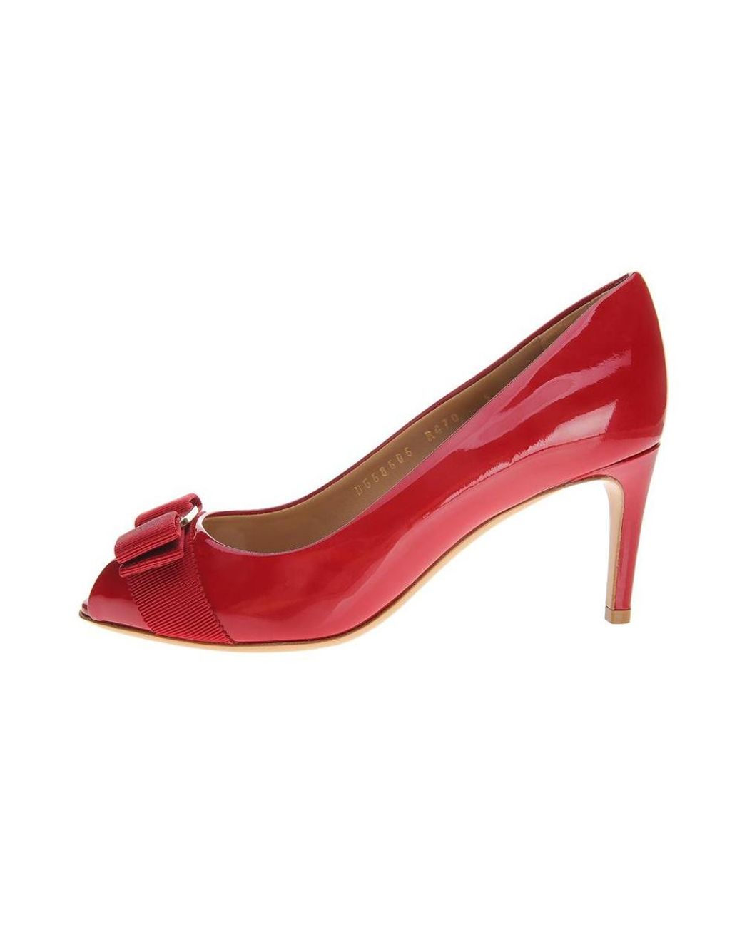 Ferragamo Red Logo High Heels