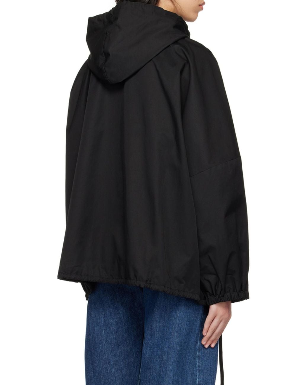 Studio Nicholson Black Alpine Drawstring-Hood Jacket