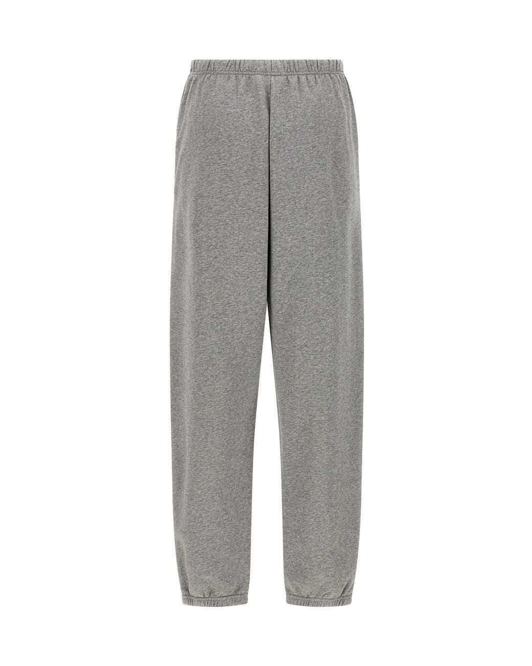 MM6 by Maison Margiela Gray Elastic-Waistband Tapered Trousers
