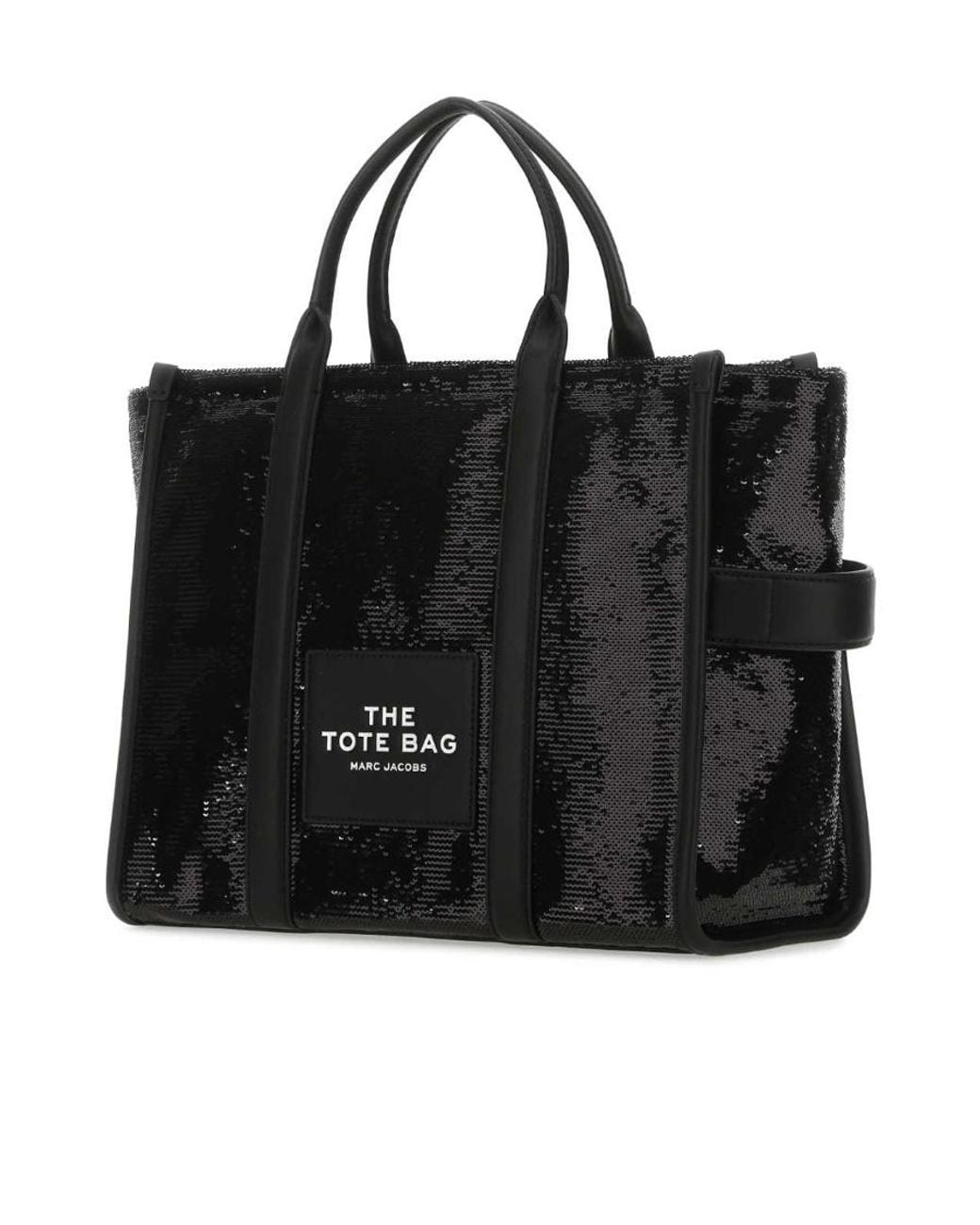 Marc Jacobs Black The Sequin Medium Tote Bag