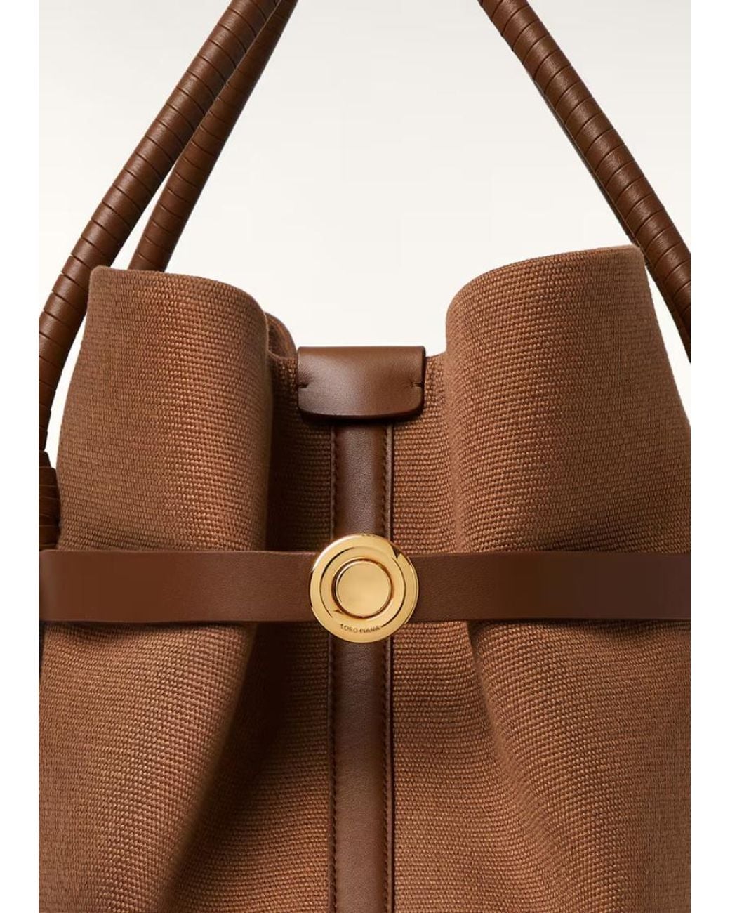 Loro Piana Brown Ghiera Shopper Large