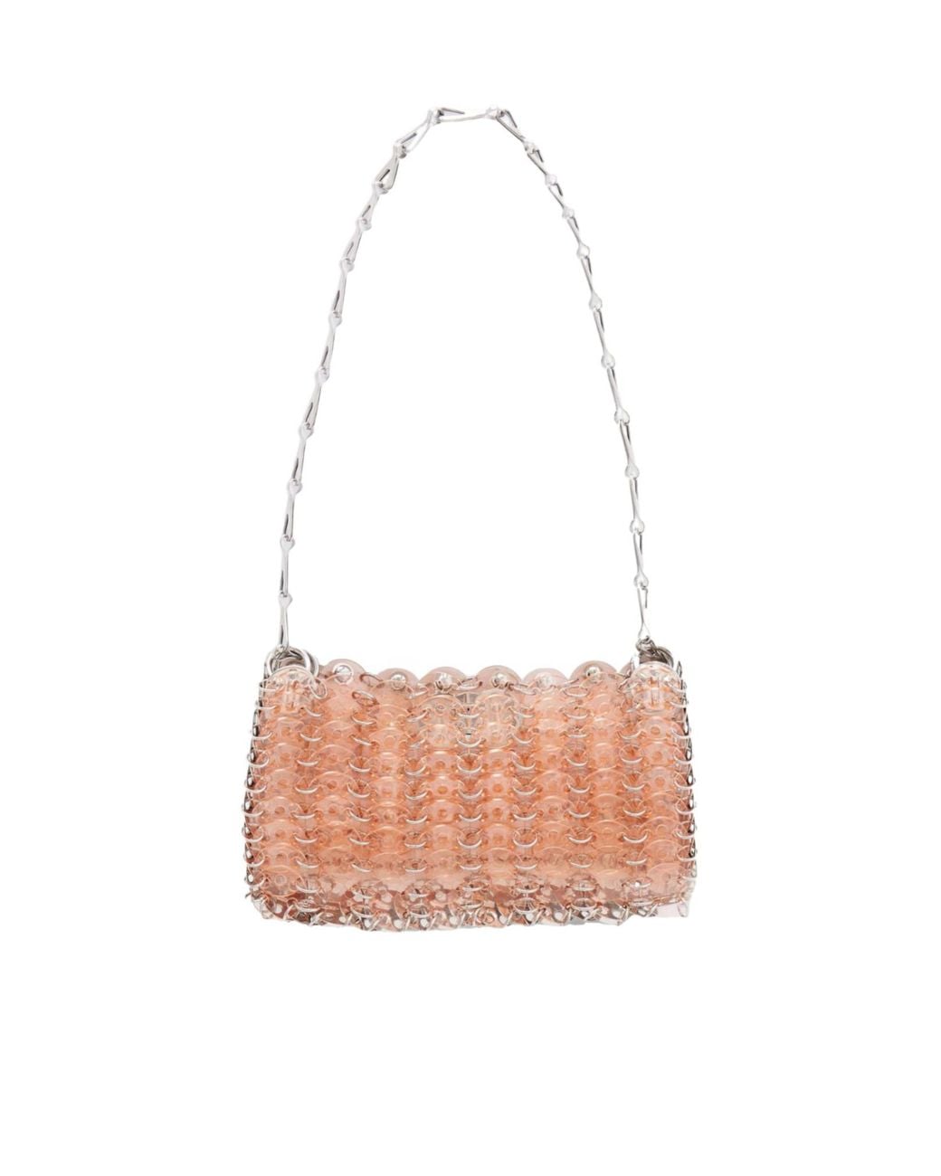 Rabanne White Rabanne Chain Shoulder Bag