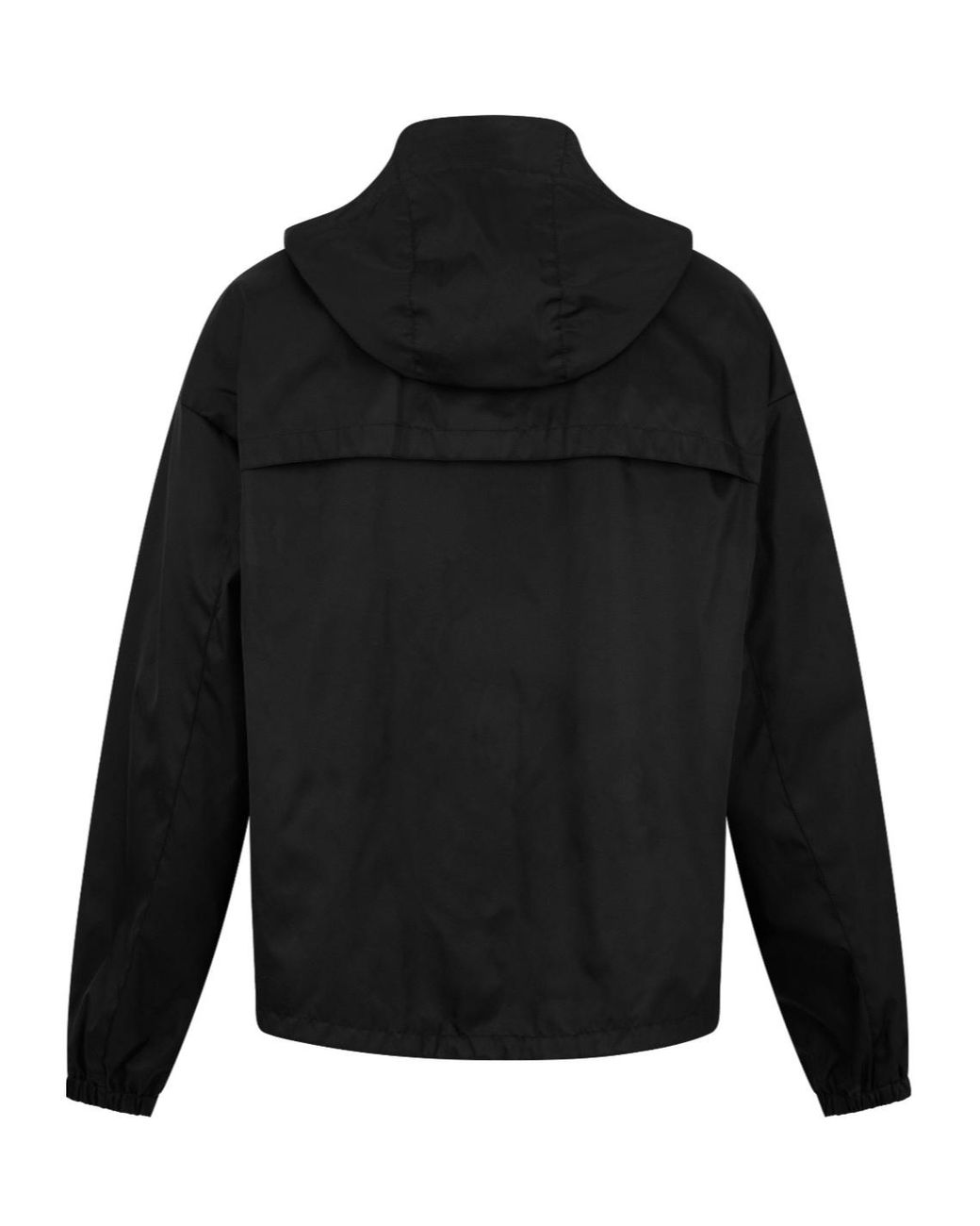 Off-White c/o Virgil Abloh Black Hooded Windproof Casual Jacket for men