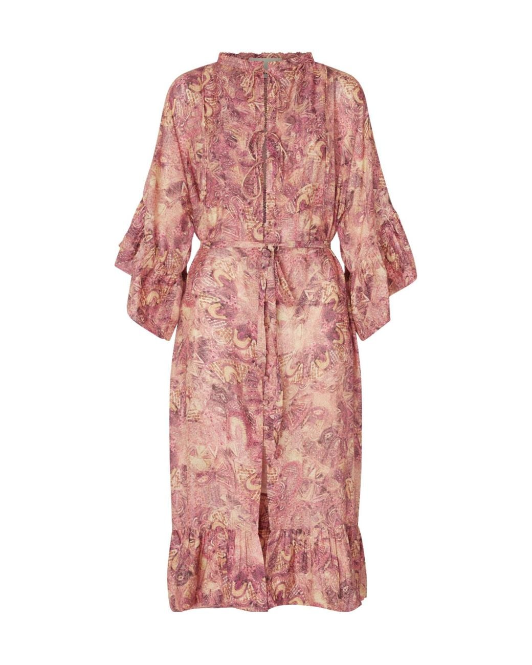 Isabel Marant Pink Printed Long Dress