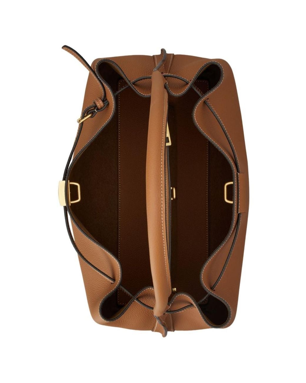 Tod's Brown T-Palque Top Handle Bag
