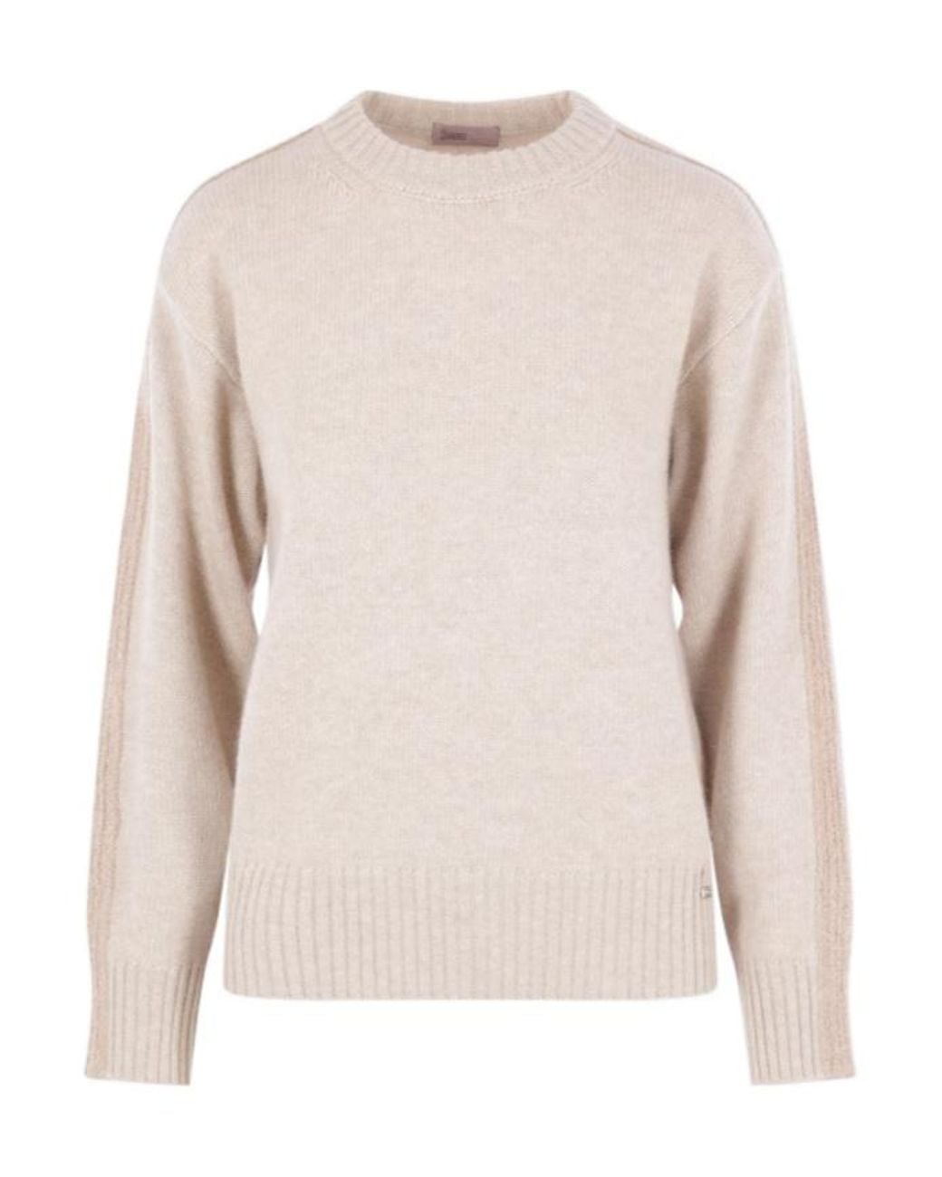 Herno Natural Long-Sleeved Crewneck Jumper