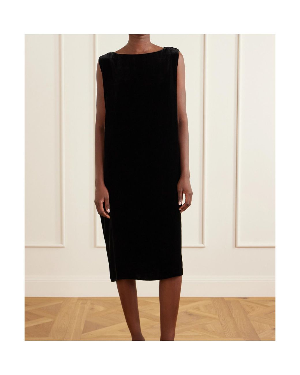 The Row Black Sleeveless Dress