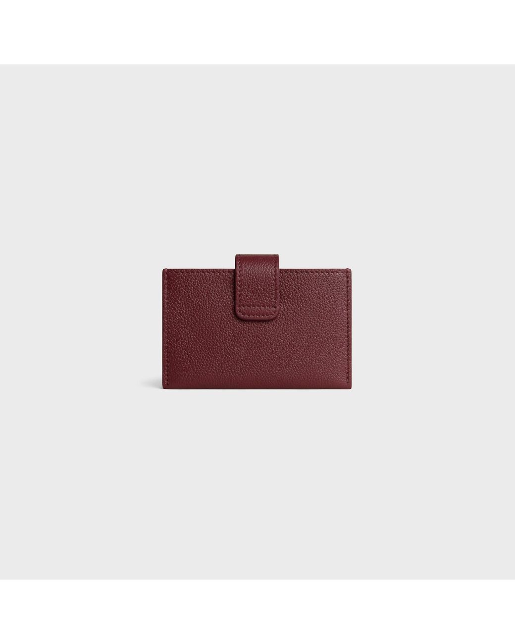 Céline Red Accordeon Card Holder Nino