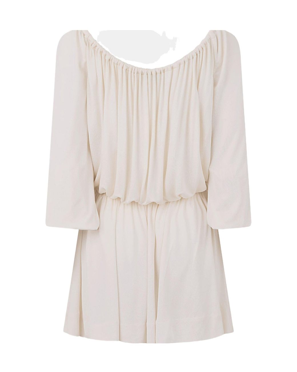 Saint Laurent White Fashionable Dress