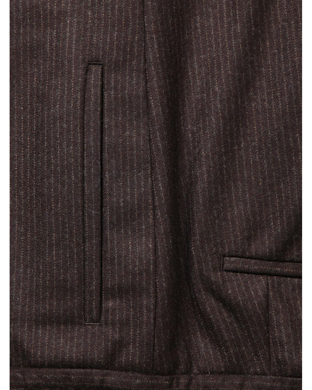 Lardini Black Single Breasted Striped Two-Piece Suit for men