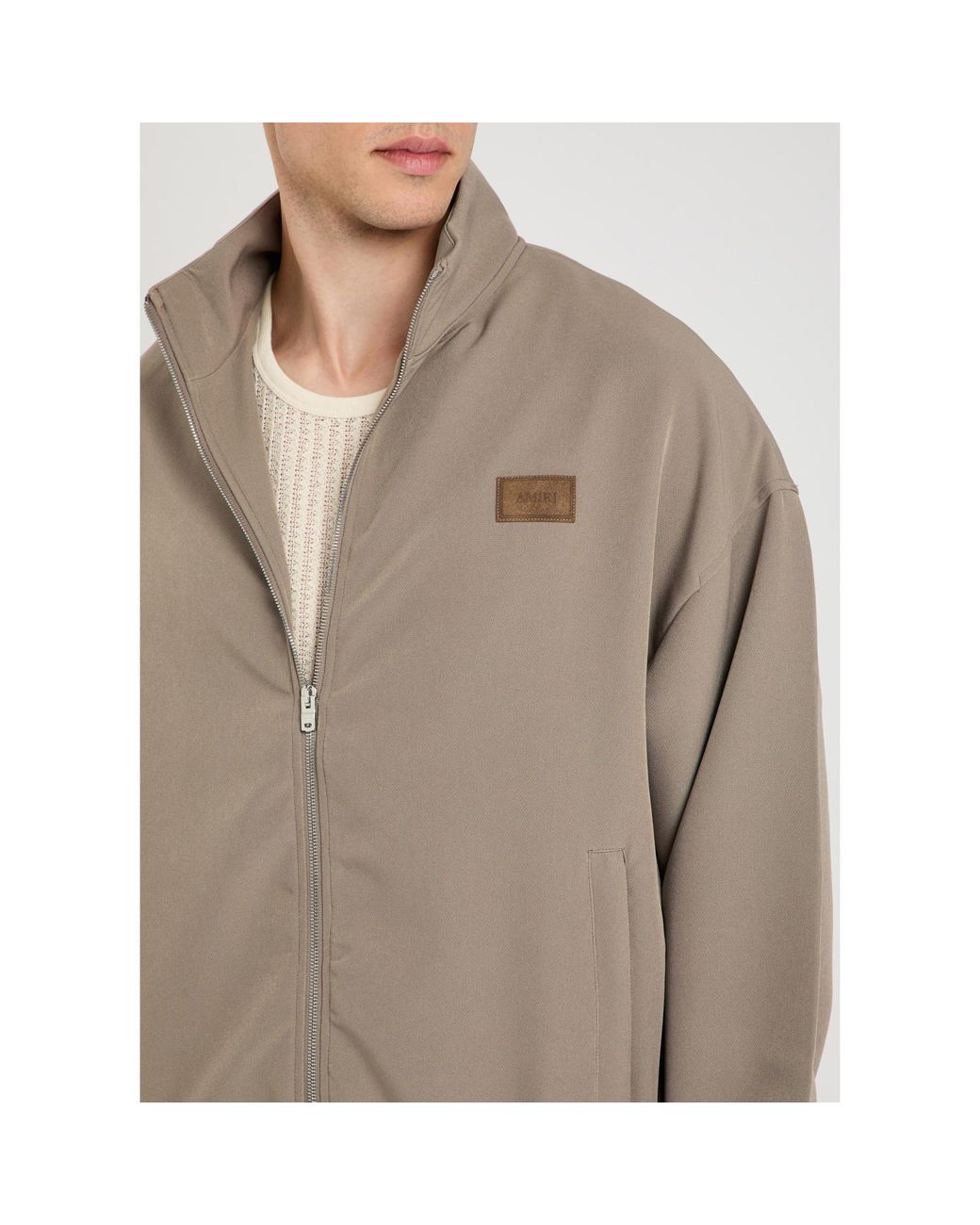Amiri Natural High-Neck Casual Jacket for men