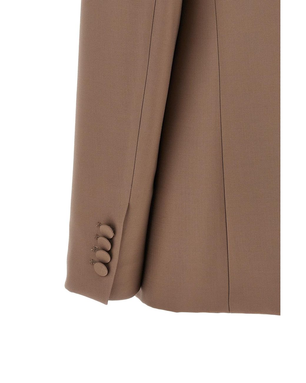 GIUSEPPE DI MORABITO Brown Double-Breasted Blazer
