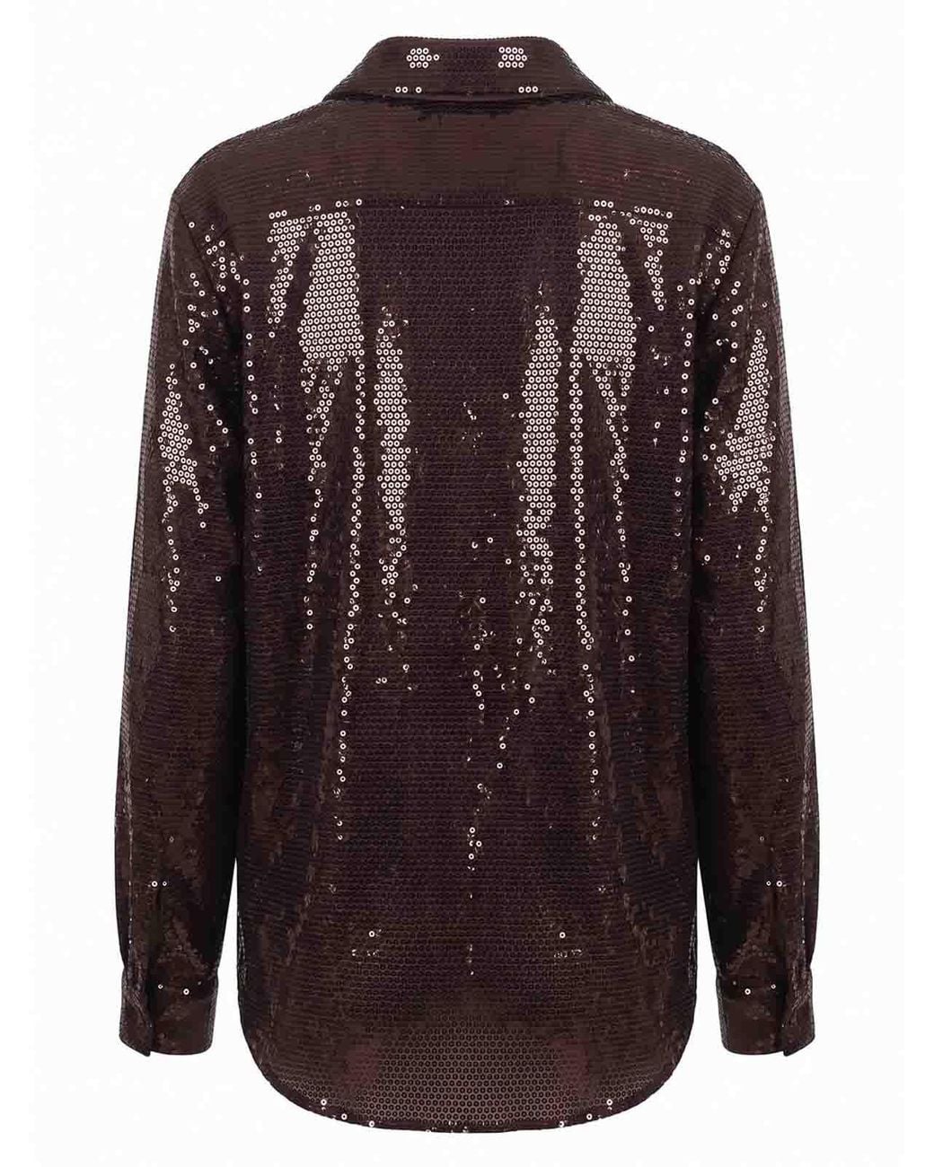 Alberta Ferretti Brown Long-Sleeved Shirt