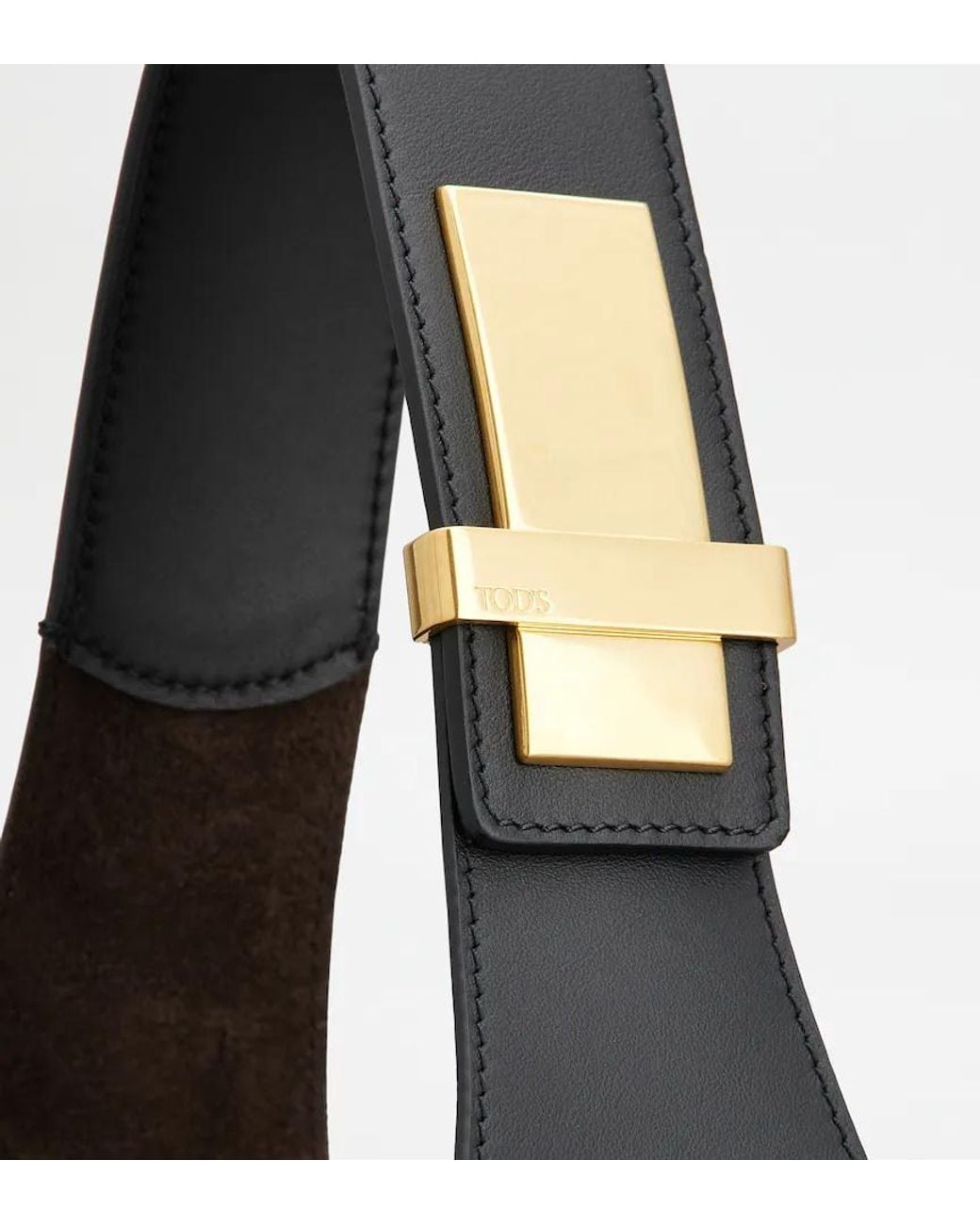 Tod's Black Di Bag Folio Shoulder Bag