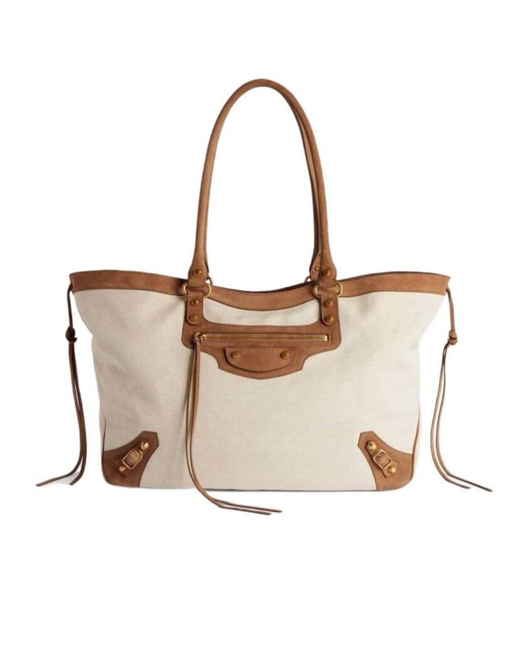 Balenciaga Natural Le City Beach Medium Tote Bag