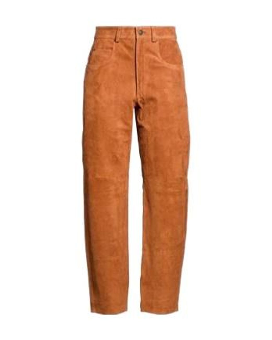 Isabel Marant Orange High Waist Pants