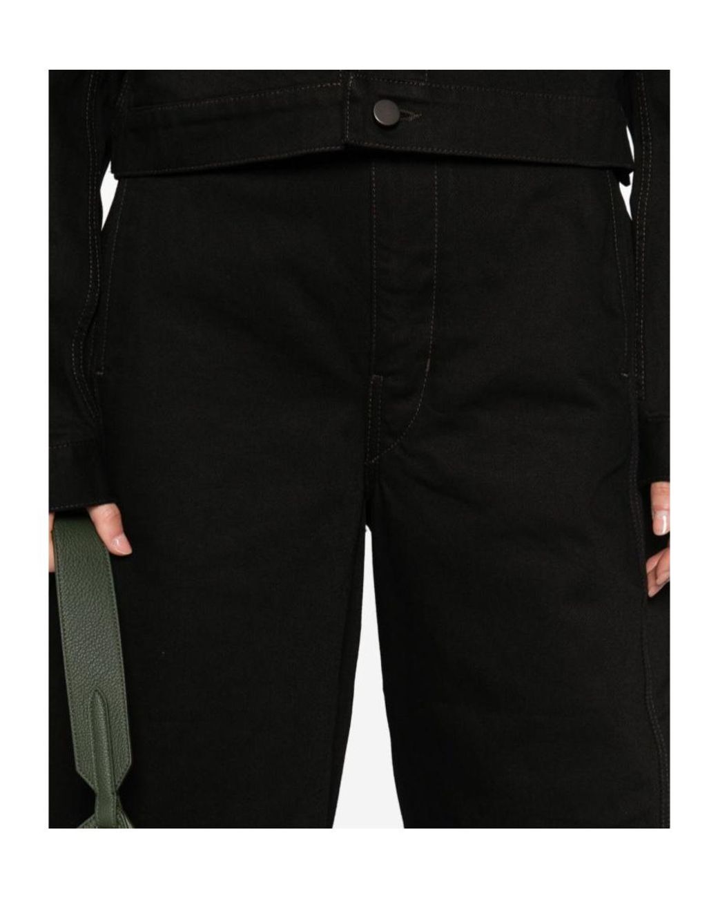 Lemaire Black Belted Jeans