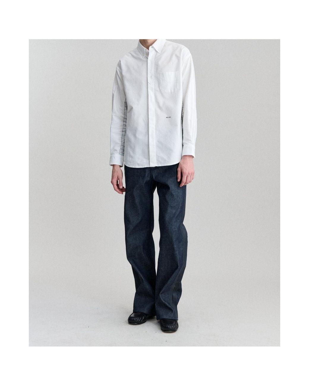 A.P.C. White Jessica O Logo Detail Shirt for men