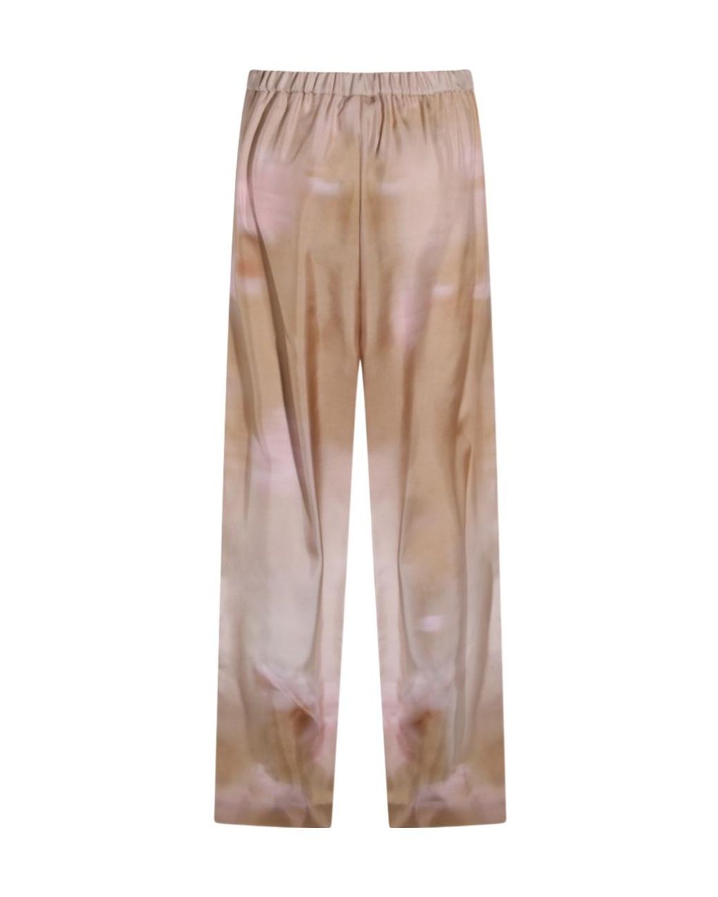 Fabiana Filippi Pink Elastic-Waist Printed Pants