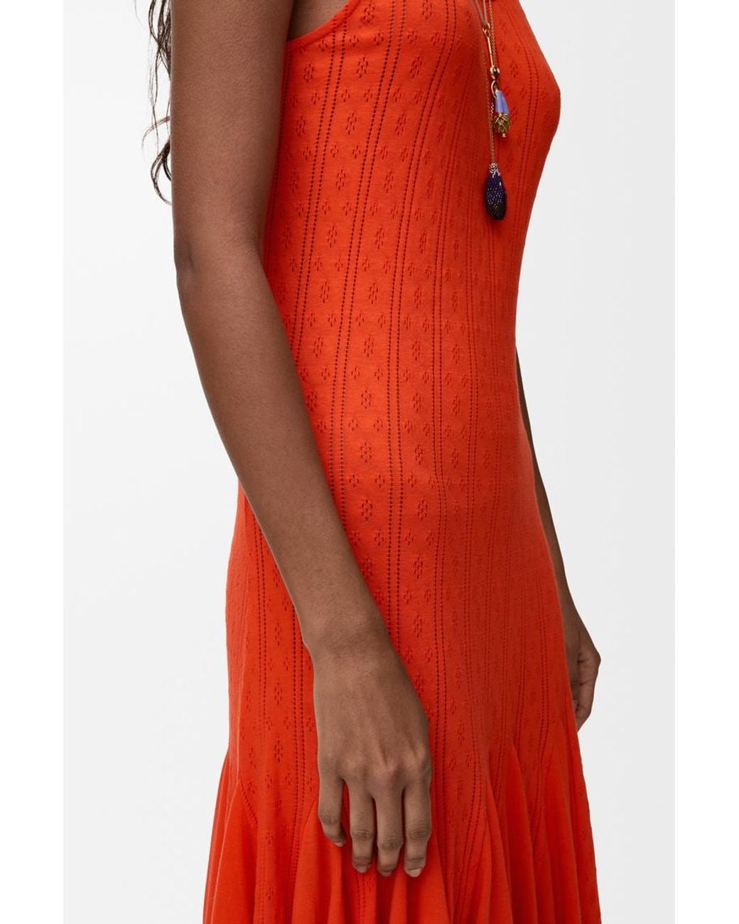 Loewe Red Tank Dress