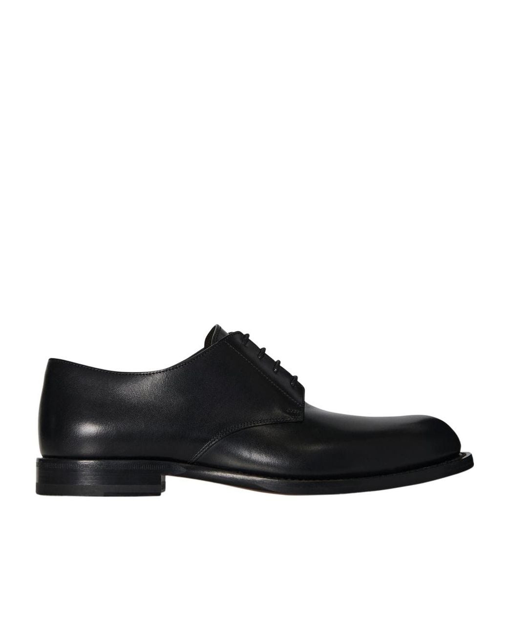 The Row Black Novus Derby Shoes