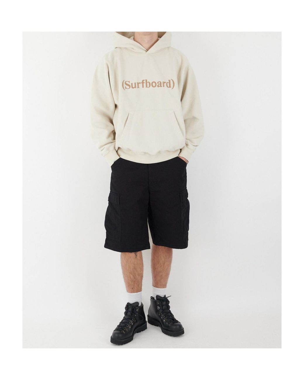 Nanamica Black Cargo Shorts for men