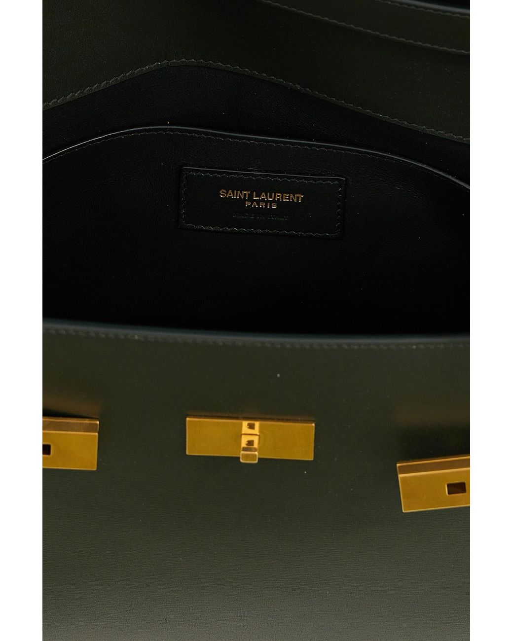 Saint Laurent Black Manhattan Medium Shoulder Bag