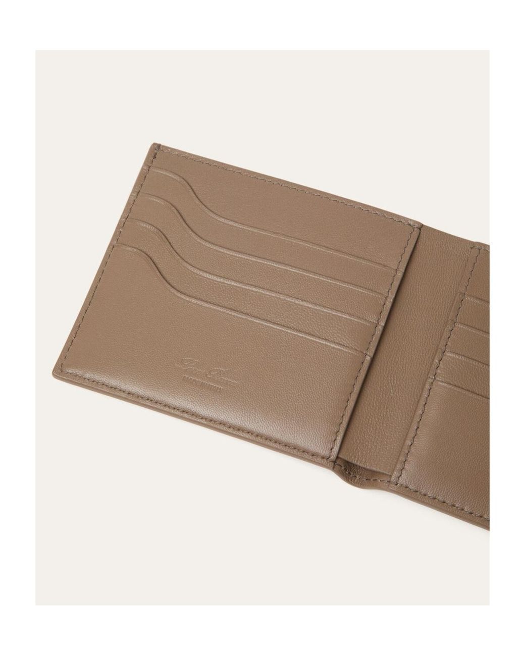 Loro Piana Brown Extra Compact Wallet for men
