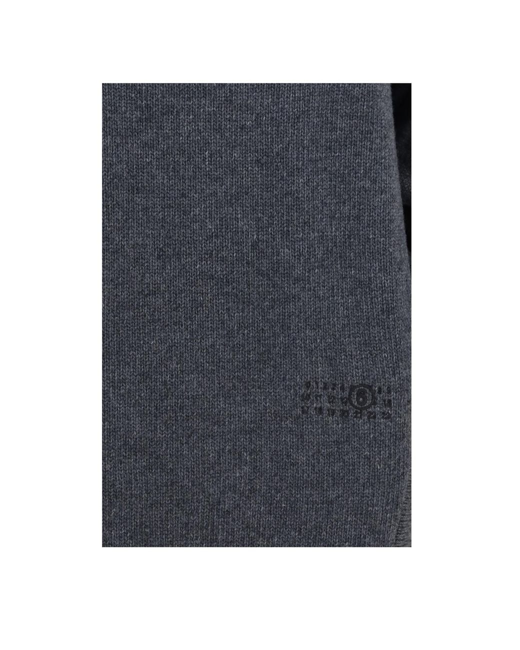 MM6 by Maison Margiela Blue Knitted Dress
