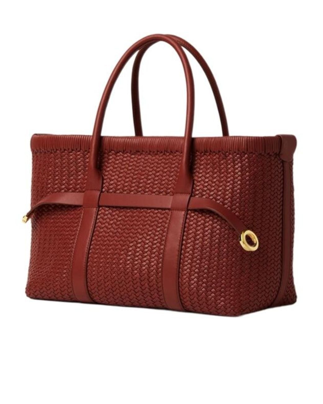 Loro Piana Red Small Ghiera Shopper