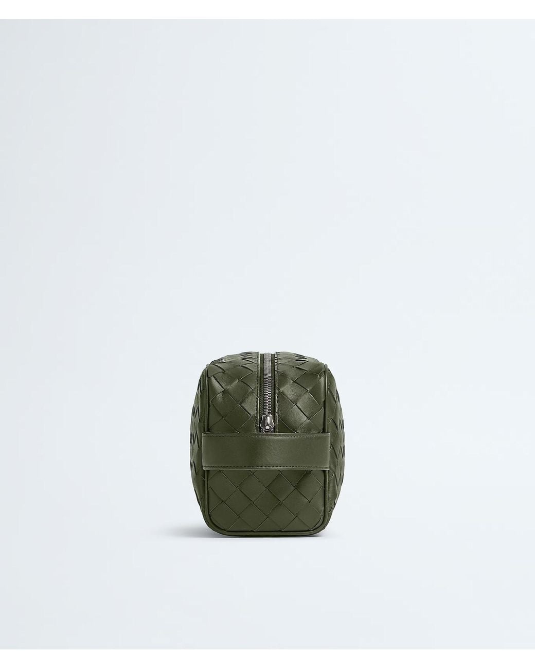 Bottega Veneta Green Intrecciato Travel Pouch for men