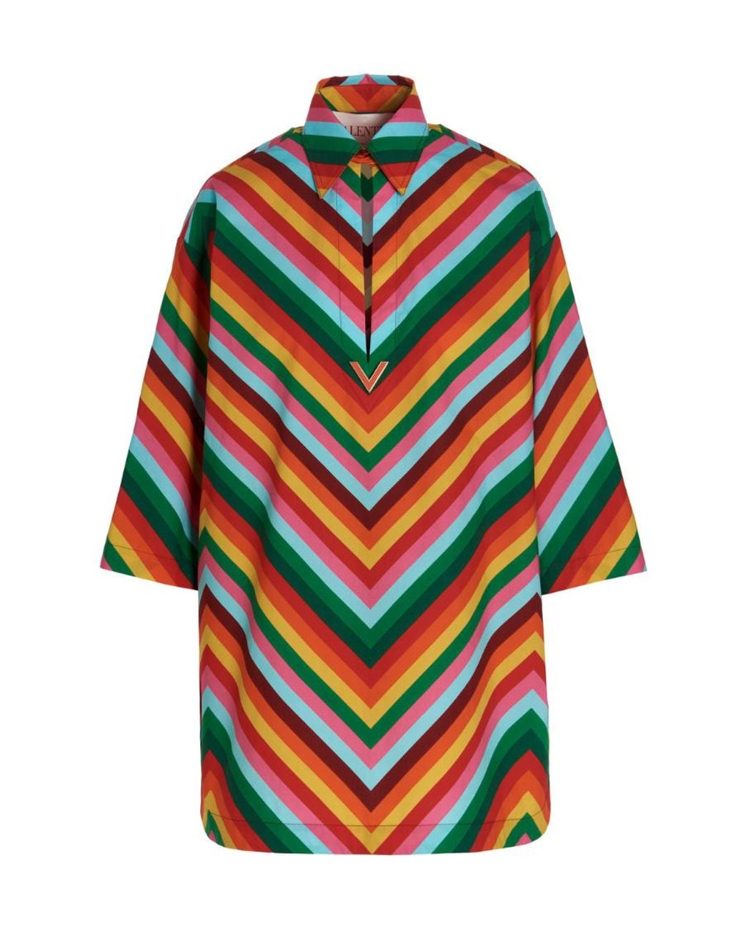 Valentino Multicolor Striped Shirt