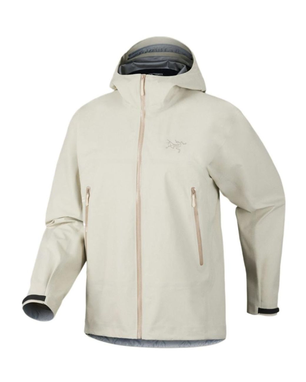 Arc'teryx White Beta Hooded Jacket for men