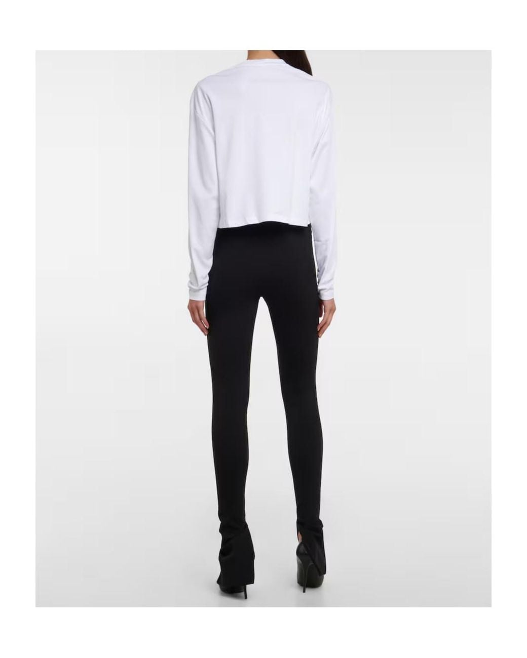 Wardrobe NYC Black High-Waisted Skinny Casual Pants