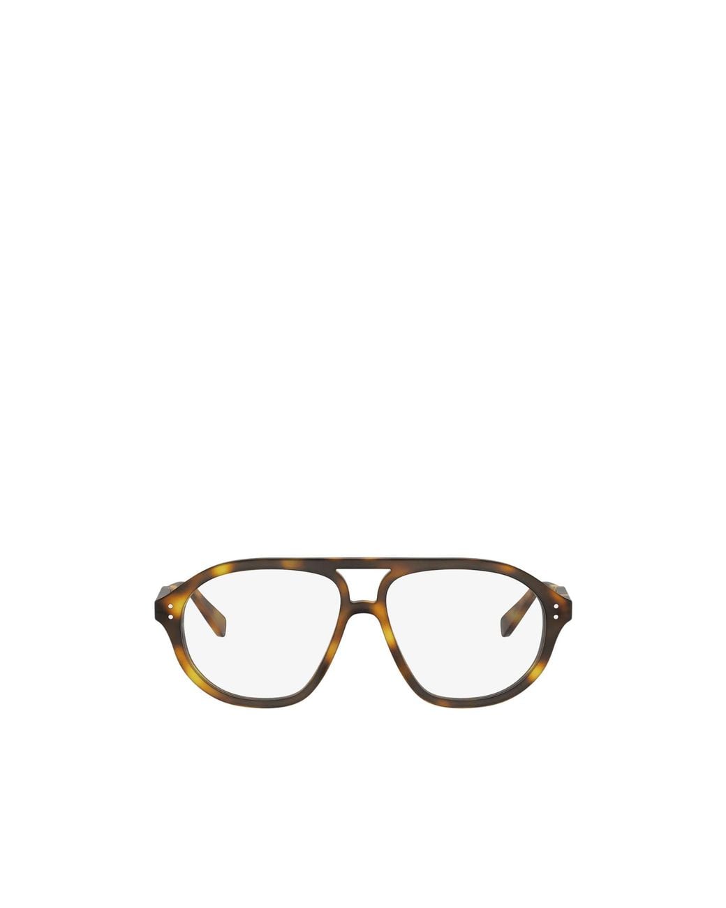 Céline White Full-Rim Non-Prescription Glasses for men