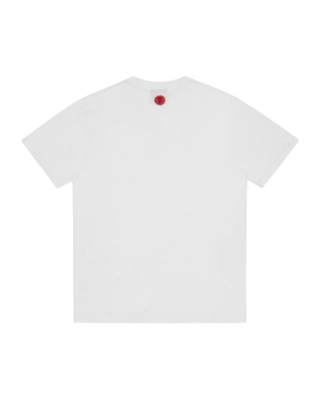 ICECREAM White Crew Neck Short-Sleeved T-Shirt for men