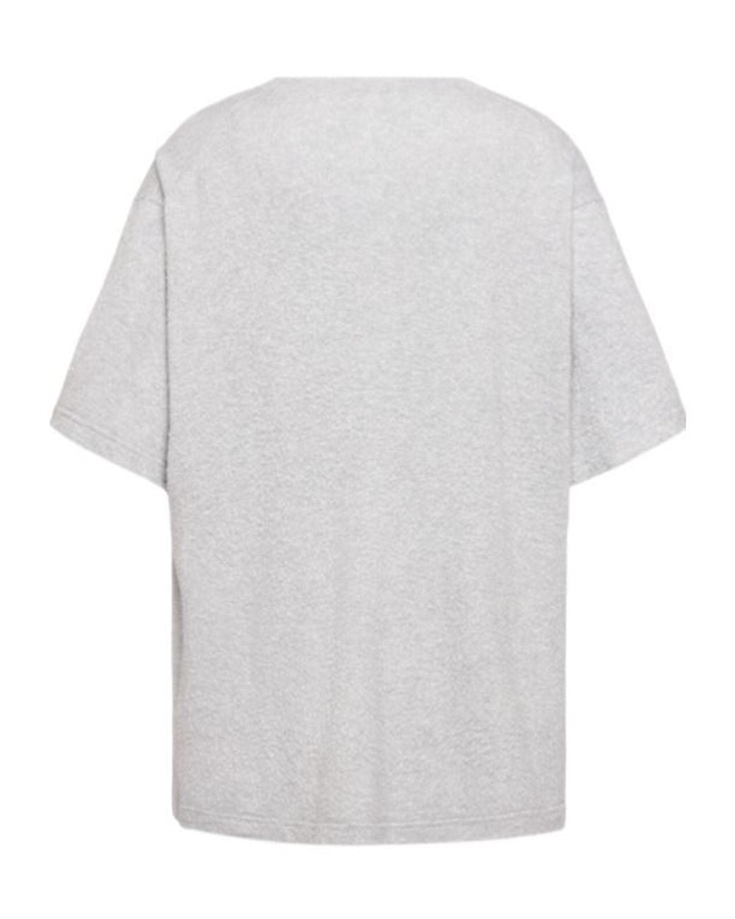 The Row White Kaddy Short Sleeve Cotton T-Shirt