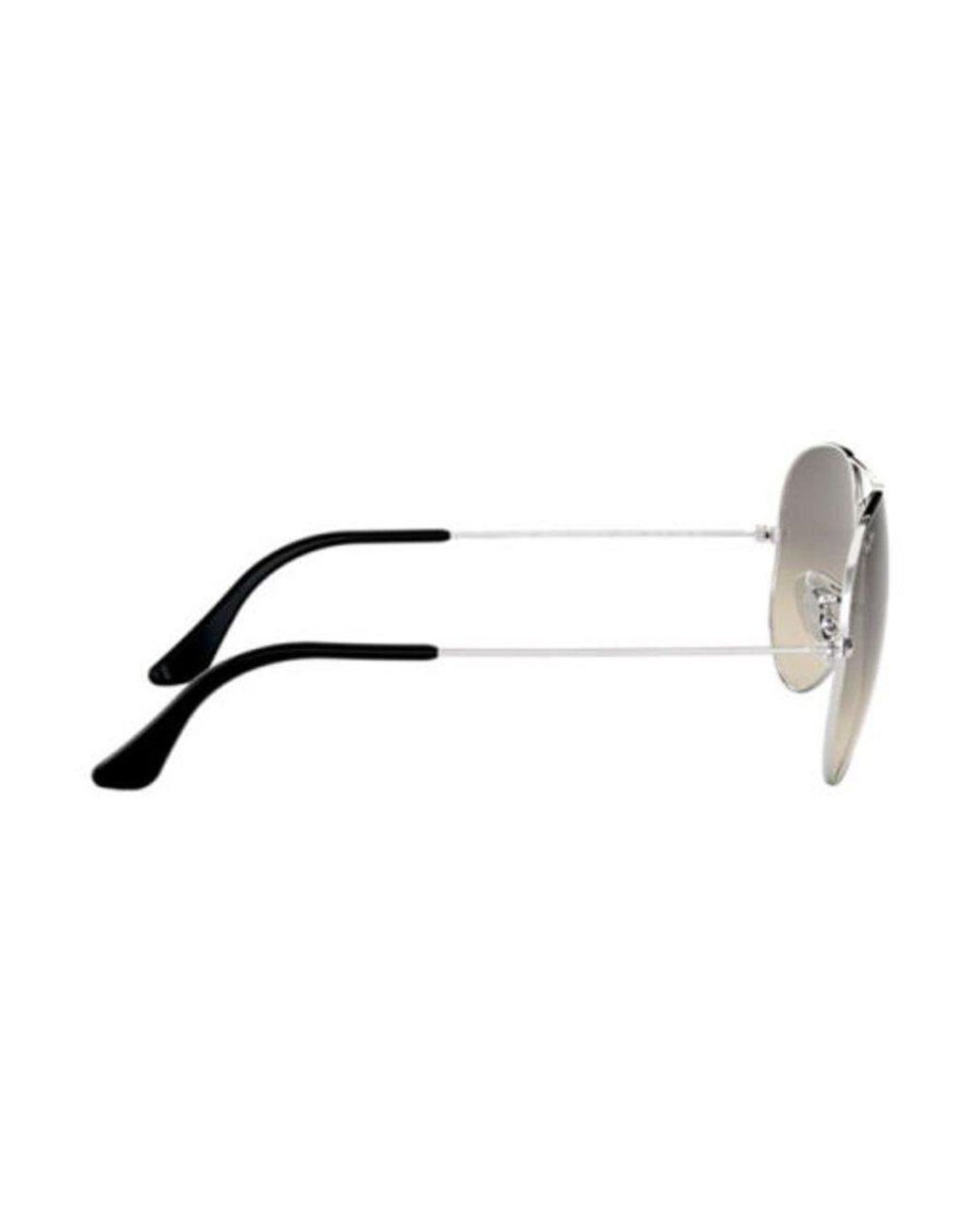 Ray-Ban Metallic Aviator Frame Sunglasses for men
