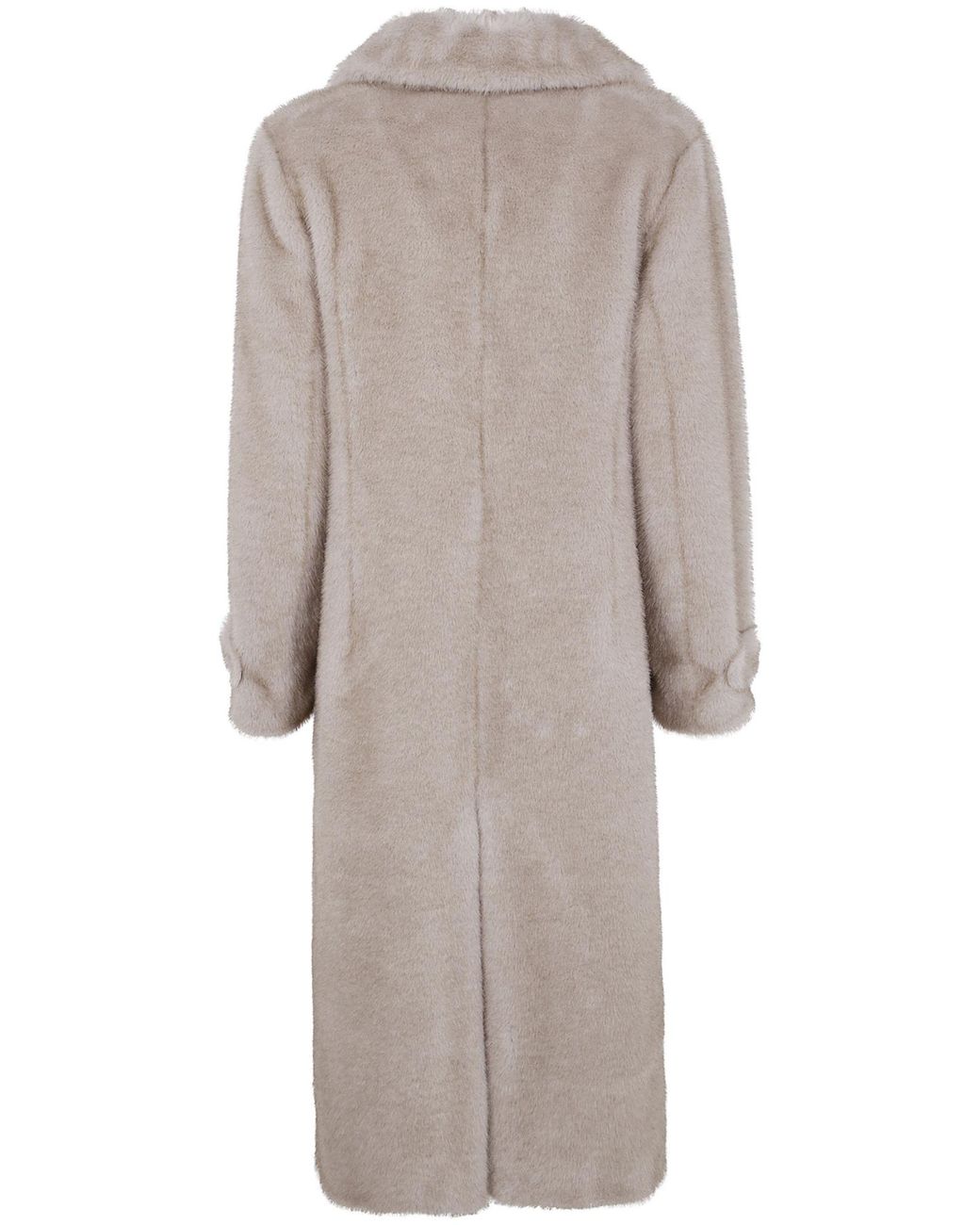 Herno Gray Buttoned Flap-Pocket Coat
